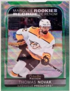 Thomas Novak [Emerald Surge] #300 2021 O Pee Chee Platinum Hockey