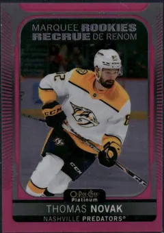 Thomas Novak [Matte Pink] #300 2021 O Pee Chee Platinum Hockey