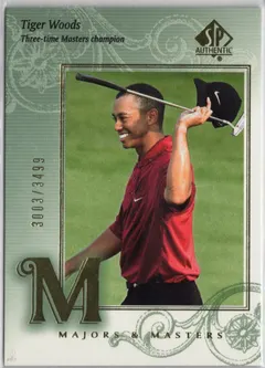 Tiger Woods #136 2002 Sp Authentic Golf