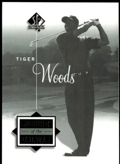 Tiger Woods #46SPA 2002 Sp Authentic Golf