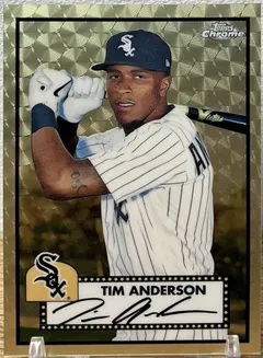 Tim Anderson [Superfractor] #328 2021 Topps Chrome Platinum Anniversary Baseball