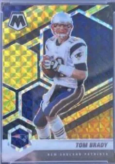 Tom Brady [Choice Black Gold Mosaic] #137 2021 Panini Mosaic Football