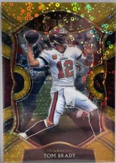 Tom Brady [Gold Disco Prizm] #1 2020 Panini Select Football