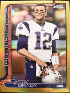 Tom Brady [Gold Image Variation] #401 2025 Topps Chrome Football