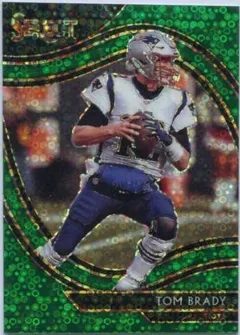 Tom Brady [Green Disco Prizm] #1 2020 Panini Select Football