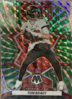 Tom Brady [Green Swirl] #291 2022 Panini Mosaic Football