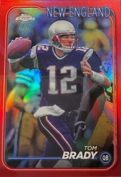 Tom Brady [Red Refractor] #120 2024 Topps Chrome Football