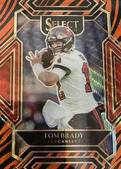 Tom Brady [Tiger] #201 2021 Panini Select Football