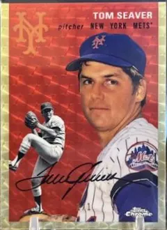 Tom Seaver [Superfractor] #446 2023 Topps Chrome Platinum Anniversary Baseball