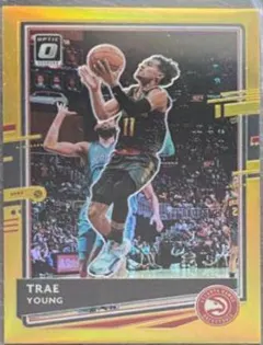 Trae Young [Gold] #2 2020 Panini Donruss Optic Basketball