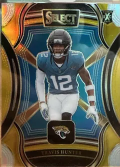Travis Hunter [Gold Mojo] #518 2024 Panini Select Football