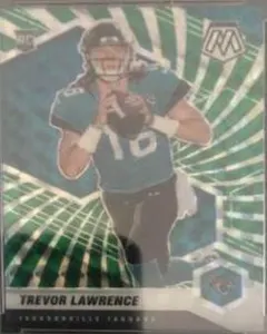 Trevor Lawrence [Green Swirl Mosaic] #301 2021 Panini Mosaic Football