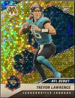 Trevor Lawrence [No Huddle Gold Mosaic] #241 2021 Panini Mosaic Football