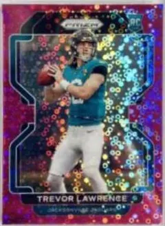 Trevor Lawrence [No Huddle Pink Mosaic] #301 2021 Panini Mosaic Football