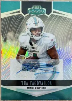 Tua Tagovailoa [Autograph Green Shimmer] #178 2022 Panini Prizm Football