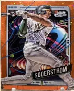 Tyler Soderstrom [Black Eclipse Refractor] #37 2024 Topps Cosmic Chrome Baseball