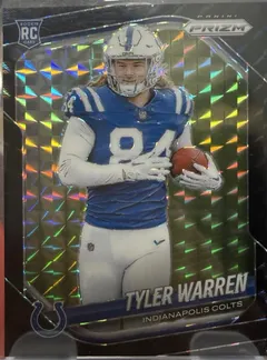 Tyler Warren [Black Finite] #339 2025 Panini Prizm Football