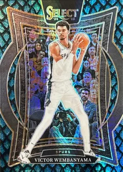 Victor Wembanyama [Dragon Scale Prizm] #9 2024 Panini Select Basketball