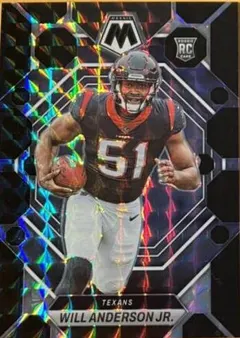 Will Anderson Jr. [Black] #376 2023 Panini Mosaic Football