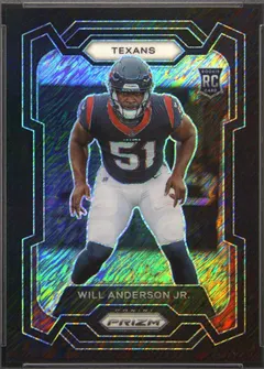 Will Anderson Jr. [Black Shimmer] #342 2023 Panini Prizm Football