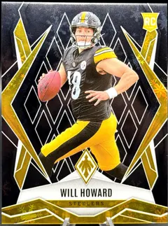 Will Howard [Black Winter] #165 2025 Panini Phoenix Football