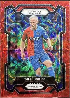 Will Hughes [Choice Red] #179 2023 Panini Prizm Premier League Soccer