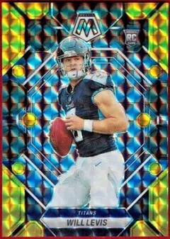 Will Levis [Choice Black Gold] #377 2023 Panini Mosaic Football
