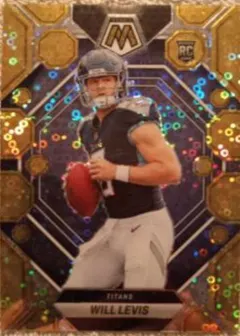 Will Levis [No Huddle Gold] #377 2023 Panini Mosaic Football
