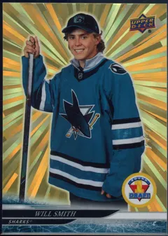 Will Smith [Outburst Gold] #747 2024 Upper Deck Hockey