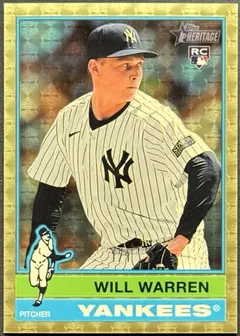 Will Warren [Superfractor Chrome Variation] #281 2025 Topps Heritage Baseball