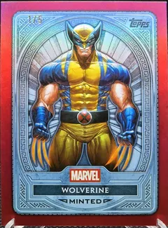 Wolverine [Red Foil Platinum] #102 2025 Topps Mint Marvel