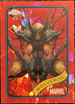 Wolverine [Red Sapphire] #103 2025 Topps Chrome Marvel