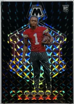 Xavier Worthy [Black] #328 2024 Panini Mosaic Football