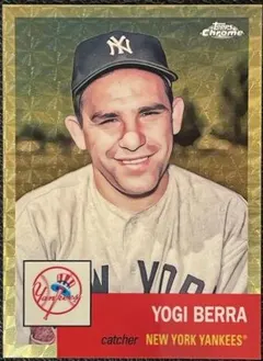 Yogi Berra [SuperFractor] #8 2022 Topps Chrome Platinum Anniversary Baseball