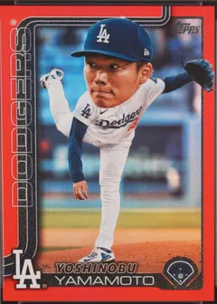 Yoshinobu Yamamoto [Red Big Head Variation] #231 2025 Topps Baseball
