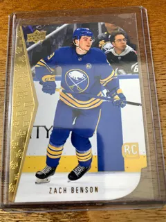 Zach Benson [Outburst Gold] #474 2023 Upper Deck Hockey