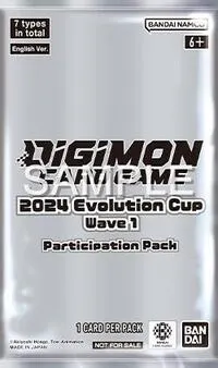 2024 Evolution Cup Wave 1 Participation Pack (Digimon Promotion Cards)