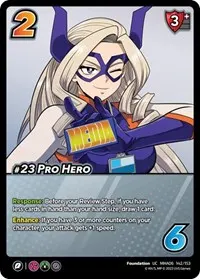 23 Pro Hero (UniVersus: My Hero Academia: Jet Burn)
