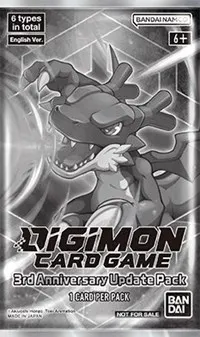 3rd Anniversary Update Pack (Digimon Promotion Cards)