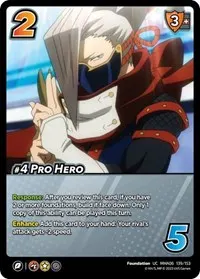 4 Pro Hero (UniVersus: My Hero Academia: Jet Burn)