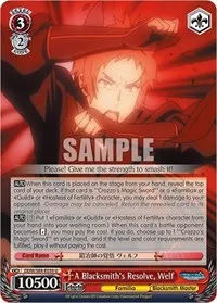 A Blacksmiths Resolve Welf (Is it Wrong to Try to Pick Up Girls in a Dungeon?) — Weiss Schwarz Card Value