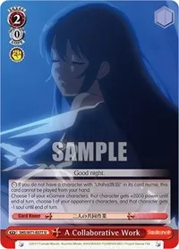 A Collaborative Work (Saekano How to Raise a Boring Girlfriend. flat) — Weiss Schwarz Card Value