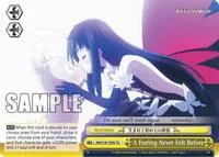 A Feeling Never Felt Before TD (Accel World) — Weiss Schwarz Card Value