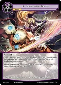 A Flash from Behind (Hero Cluster Starter Decks)