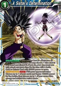 A Sisters Determination (Saiyan Showdown) — Dragon Ball Super CCG Card Value