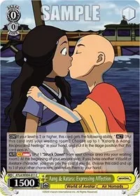 Aang and Katara Expressing Affection (Avatar: The Last Airbender)