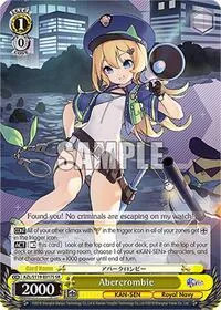 Abercrombie SR (Azur Lane Vol. 2) — Weiss Schwarz Card Value