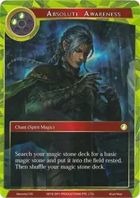 Absolute Awareness (Alice Origin Memoria Cards)