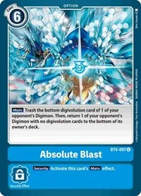 Absolute Blast (Battle of Omni) — Digimon Card Game Card Value