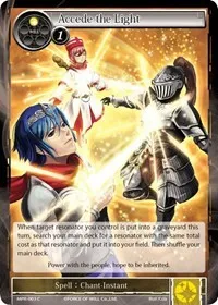 Accede the Light (The Moon Priestess Returns) — Force of Will Card Value